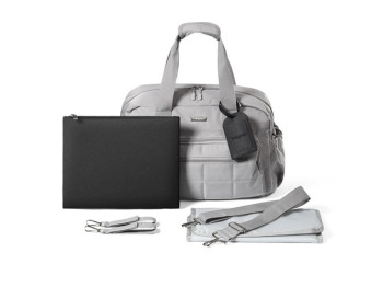 Сумка для мам для прогулочной коляски ACTIVE серого цвета 40x20x25 см, Babyono 1650/02