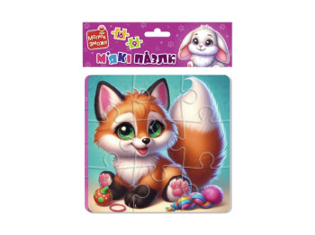 Мягкие пазлы Зайка и лисичка, Vladi Toys