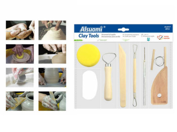 Набор инструментов для глины Clay Tools, 8 предметов, для моделирования