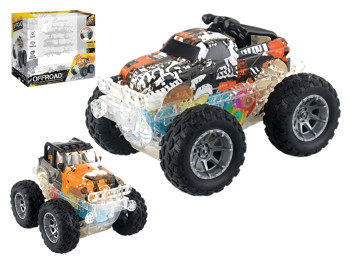 Машинка джип інерційна Offroad, 13 см, світиться, 2 види