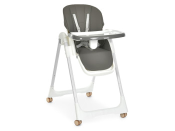 Детский стульчик для кормления Bambi M 5673 Gray, 8 положений высоты, 2 положения спинки, серый