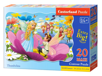 Пазли Дюймовочка, 20 елементів, Castorland