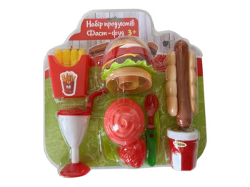 Набір продуктів у блістерній упаковці. Kinderway KW-100-523