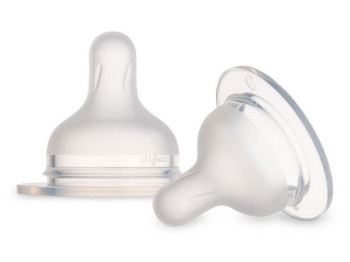 Соска силиконовая для бутылочки S-Shape S мини 2 шт. Canpol Babies 59/891