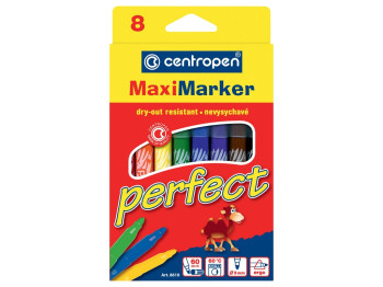 Фломастеры Perfect Maxi 8 цветов. Centropen 8610/08