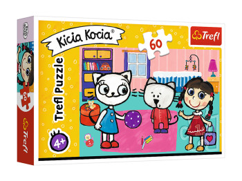 Пазлы Котятки, 60 элементов, Trefl