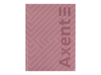 Книга записная Pattern Axent 8425-4-A, A4, клетка, 96 листов, розовая