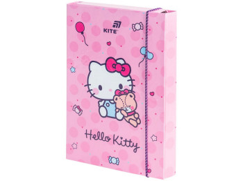 Папка В5 для зошитів на гумці Kite Hello Kitty HK26-210-1, картон