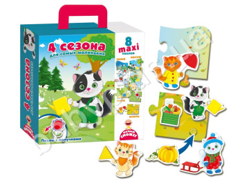 Пазл з липучками 4 сезони, Vladi Toys