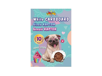Картон белый Candy Lover А4 10 листов, KIDIS 13495