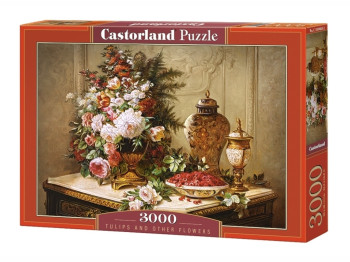 Пазлы Цветы. Живопись. 3000 элементов. Castorland С-300488