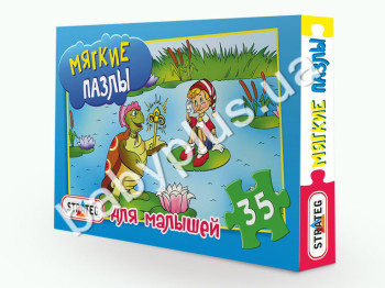 Пазлы мягкие, 35 эл, Буратино, в коробке, Strateg