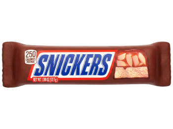 Іграшка-антистрес сквіш Шоколадний батончик Snickers, аромат шоколаду, 20×4,5×2,5 см