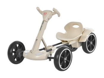 Електрокарт з музикою M 6072EBR-13, з Bluetooth, бежевий, Bambi kart