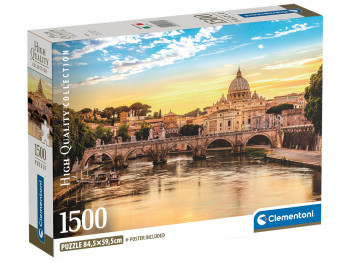 Пазли 1500 елементів, "Колекція високої якості", Рим, Італія, Clementoni 31717