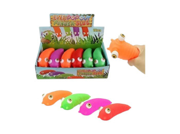 Игрушка-антистресс Гусеница с глазами, 4 цвета (цена за 1шт)