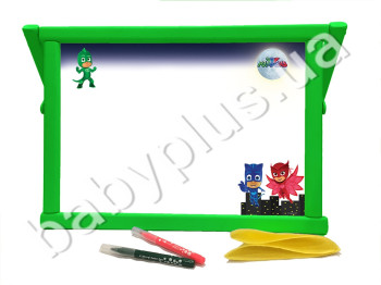 Мольберт Герои в масках, зелёный, 41Х29, Ольха, G-Toys
