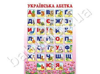 Плакат Українська абетка