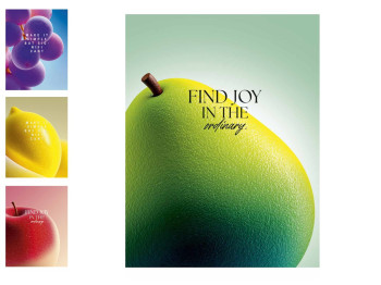 Тетрадь общая Find Joy in the Ordinary, А5, 80 листов, в линию, 4 вида (цена за 1ш), Школярик