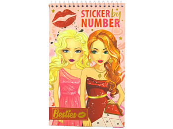 Стикербук по номерам Fashion. Besties 961036