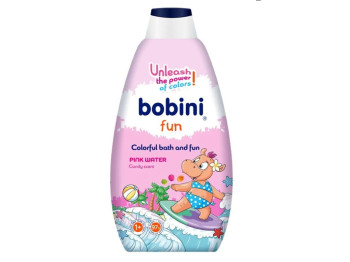 Кольоровий гель для купання та гри Рожева вода 500 мл, Bobini Fun 33441