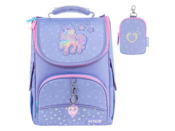 Рюкзак шкільний каркасний My Little Pony, ортопедичний, з гаманцем, Kite