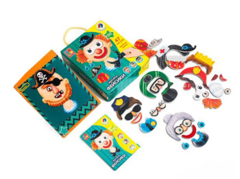 Магнитная игра Фейсики, Vladi Toys