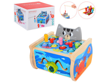 Деревянная игрушка развивающий центр. MD 1822 