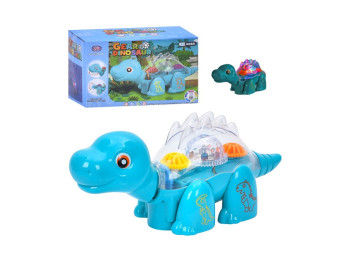 Игрушка динозавр, музыка, свет, ездит, шестерни, подвижные детали