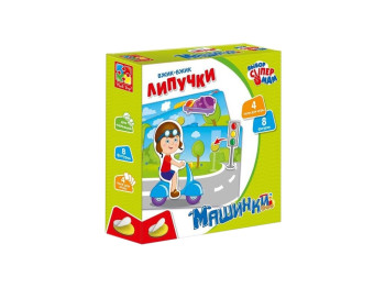 Игра с липучками Машинки. Vladi Toys VT1302-21