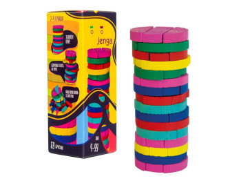 Настольная игра Colors Jenga, Strateg