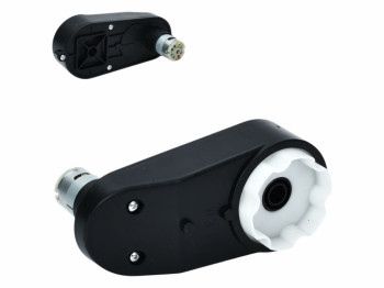 Редуктор в сборе с мотором M 6145-GEAR BOX до електрокарту M 6145, 12V, RPM9500, отвір під вісь 12мм