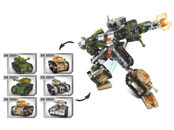 Конструктор Военная техника от 132 деталей. KB 3005