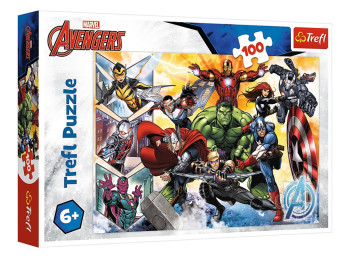 Пазл Trefl Avengers Сила Мстителей, 100 деталей
