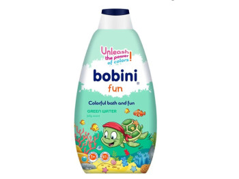Кольоровий гель для купання та гри Зелена вода 500 мл, Bobini Fun 33465