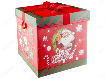 Коробка подарочная картонная "Santa" 29х29х28см