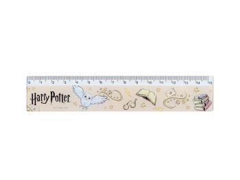 Линейка пластиковая Harry Potter 15см. Kite HP24-090