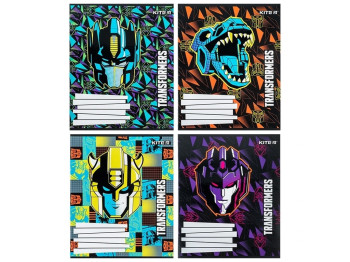 Зошит у косу лінію 12 аркушів, Transformers (ціна за 1шт)