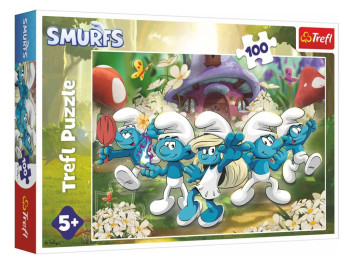 Пазлы Trefl The Smurfs Встреча со смурфами, 100 элементов