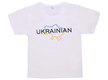 Футболка дитяча унісекс біла, Зріст 158, Татошка