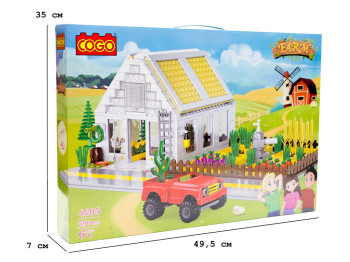 Конструктор Місто, Теплиця, 590 елементів, COGO