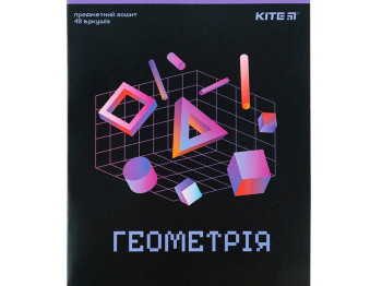 Зошит предметний в клітинку Neo 48 аркушів, Геометрія, упаковка 8шт (ціна за 1шт)