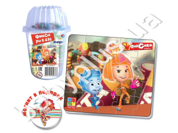 Пазли в стаканчику Нулик і Сімка, Vladi Toys