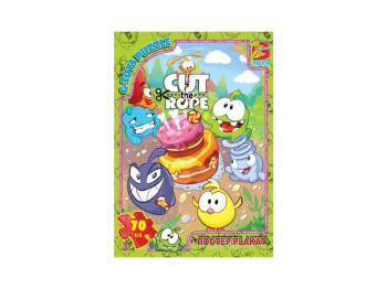 Пазли картонні Cut the Rope, 70 елементів, G-Toys