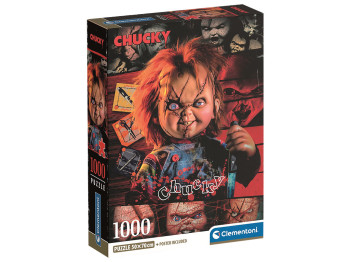 Пазли 1000 елементів, Головний герой фільму "Чакі", Clementoni 37099