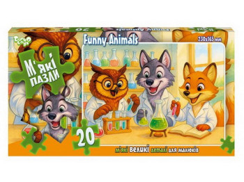М'які пазли 20 елементів, Danko Toys