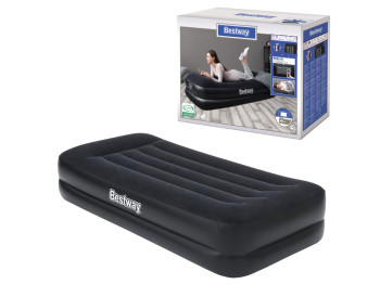 Велюр кровать со встроенным насосом 220В. Bestway 67041