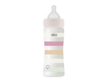 Пляшечка пластикова Well-Being Physio Colors 250 мл, Chicco
