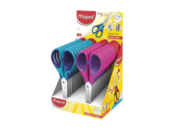 Ножницы детские ESSENTIALS SOFT 130 мм, Maped, ассорти цвета (цена за 1шт)