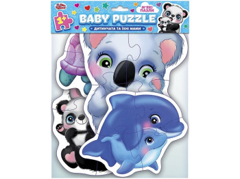 М'які пазли, BABY PUZZLE Дитинчата та їх мами, Чудик